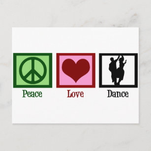 Postal Baile de amor por la paz