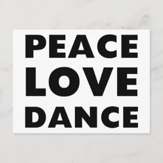 Postal Baile de amor por la paz