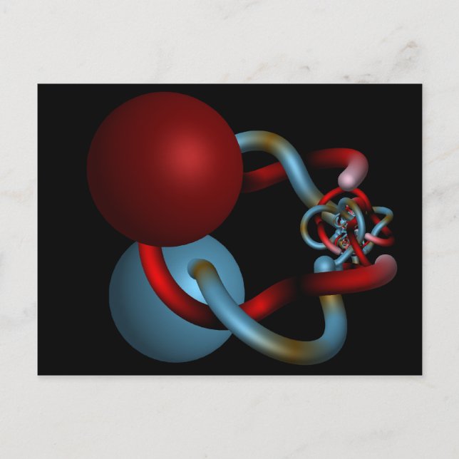 Postal Baile de apareamiento de las esferas del cuerno de (Anverso)