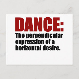 Postal Baile de deseo horizontal