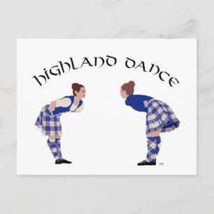 Postal Baile de Highland escocés Reel
