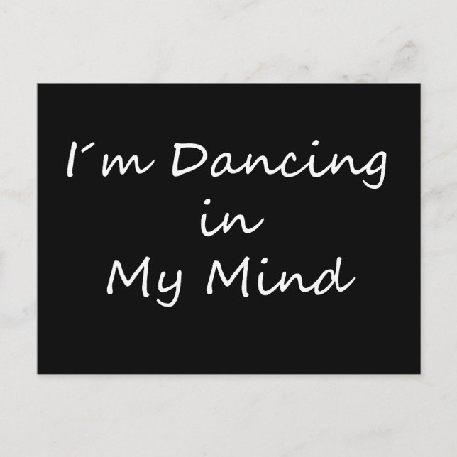Postal Baile de I´m en mi mente (Anverso)