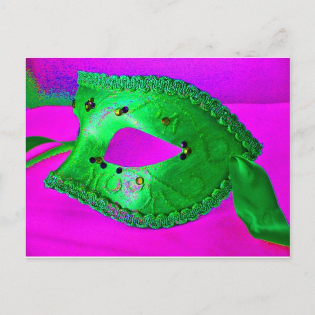 Postal Baile de Máscaras (Anverso)