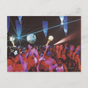 Postal Baile de multitudes entusiastas