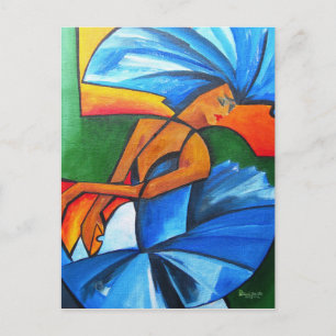 Postal Baile en azul 2008