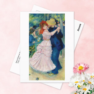 Postal Baile en Bougival Pierre-Auguste Renoir