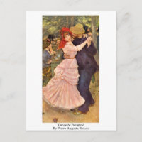 Baile En Bougival Por Pierre-Auguste Renoir