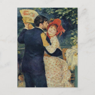 Postal Baile en el campo