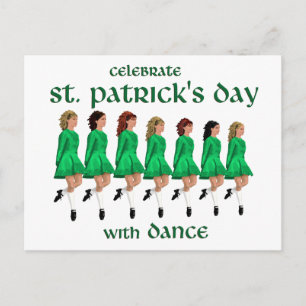 Postal Baile Irlandés de Paso Celebra el Día de San Patri