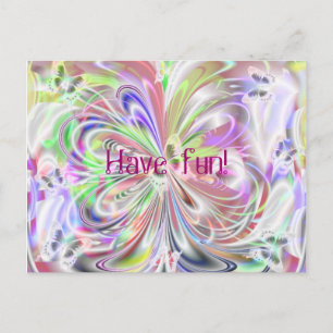 Postal Baile mariposa