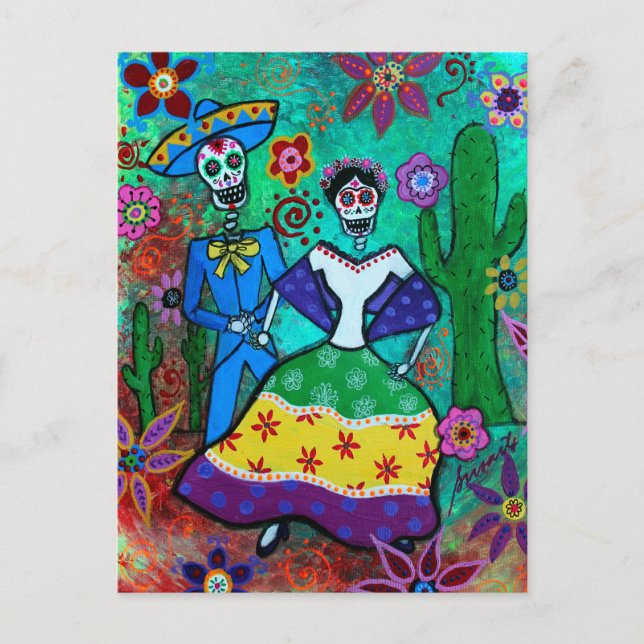 POSTAL BAILE MEXICANO (Anverso)