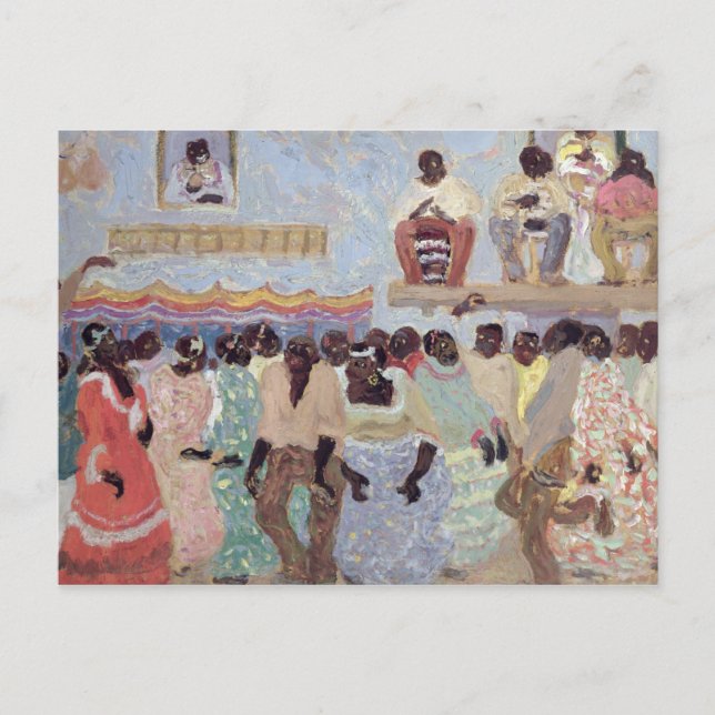 Postal Baile Negro (Anverso)