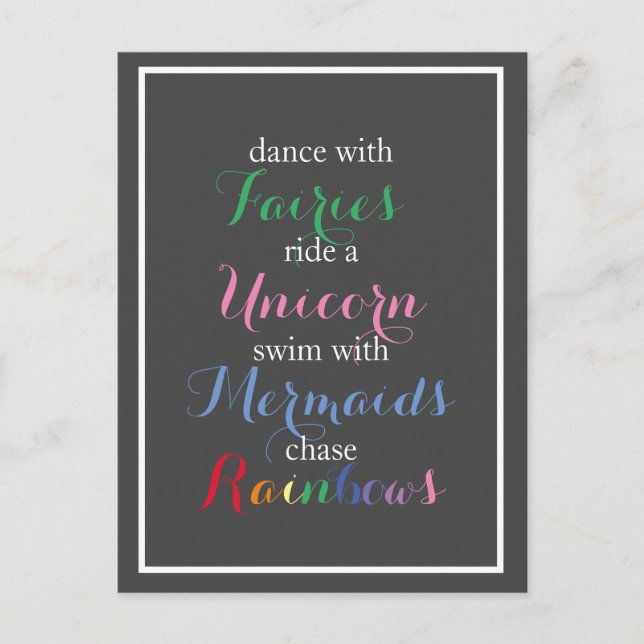 Postal Baile, Paseo, Nadar, Mágica Chase (Anverso)