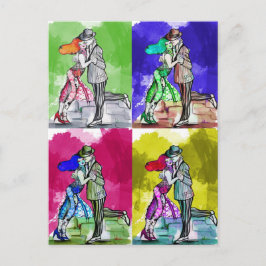 Postal Baile pop de tango