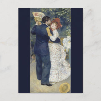 Postal Baile rural Pierre-Auguste Renoir