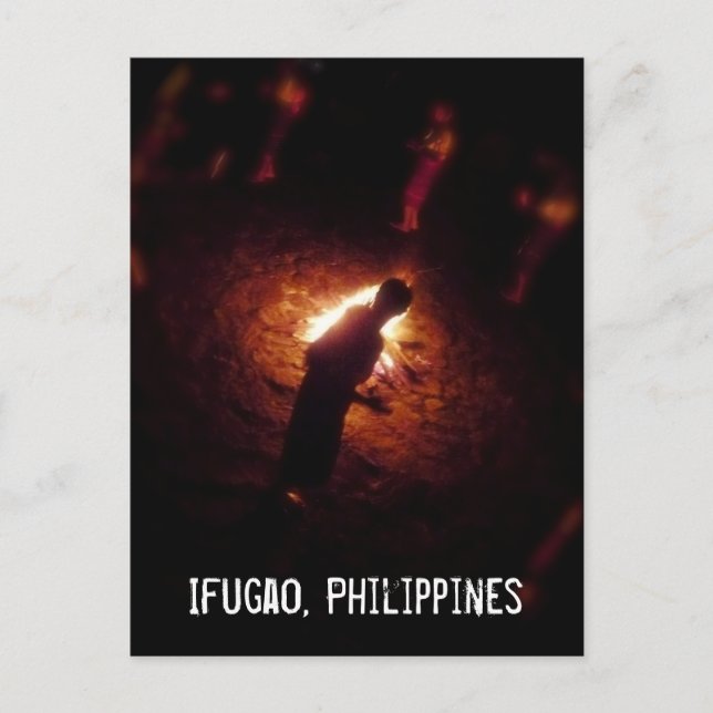 Postal Baile tribal (Anverso)