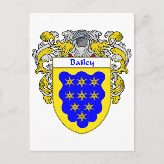 Postal Bailey Coat of Arms (Mantled)