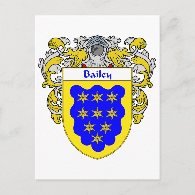 Postal Bailey Coat of Arms (Mantled) (Anverso)