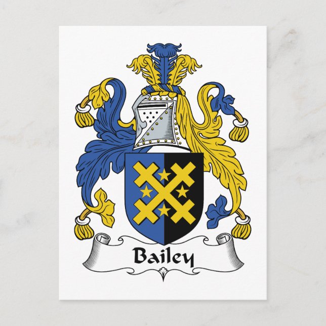 Postal Bailey Family Crest (Anverso)