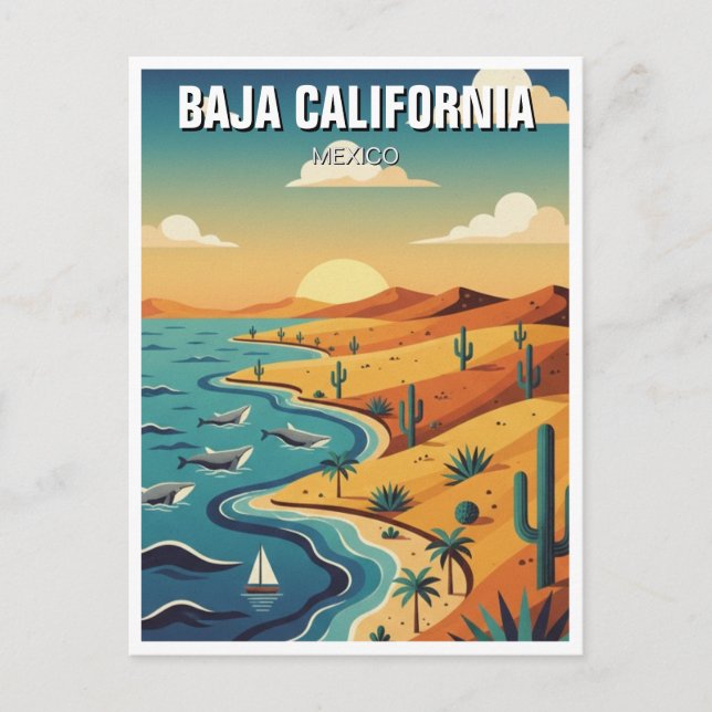Postal Baja California (Anverso)