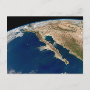 Postal Baja California y la costa pacífica de México.