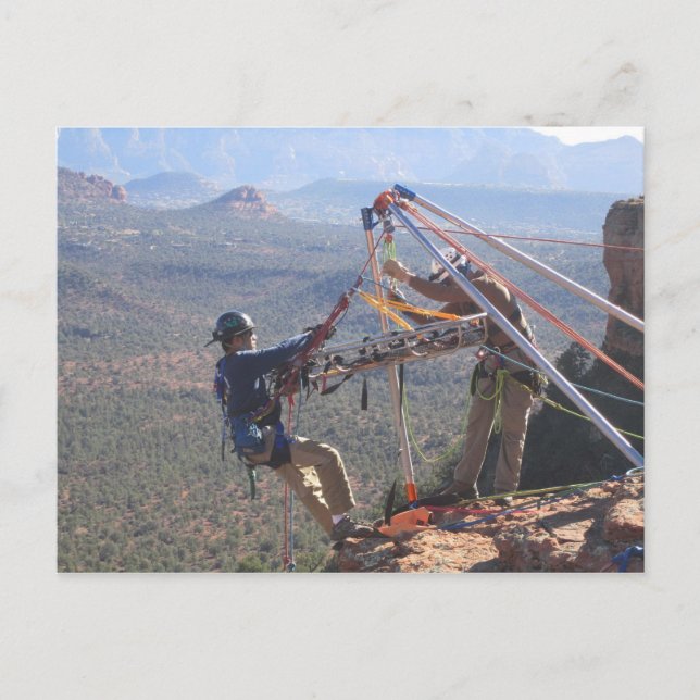 Postal Bajando (Anverso)