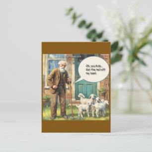 Postal Bajen de Mi Césped – Edición Cabra