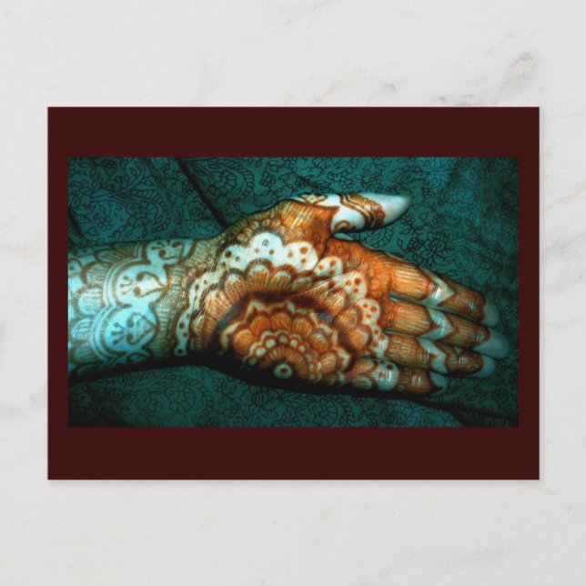 Postal Bajidoo Henna Tattoo Work (Anverso)