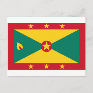 Postal ¡Bajo costo! Bandera de Granada