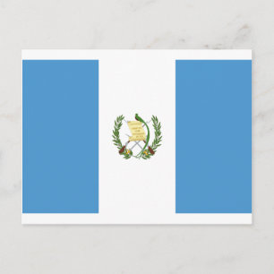 Postal ¡Bajo costo! Bandera de Guatemala