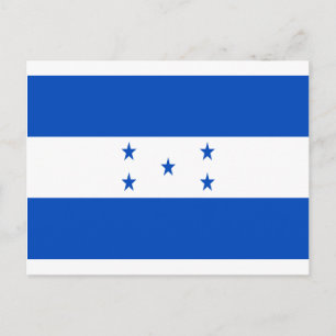 Postal ¡Bajo costo! Bandera de Honduras