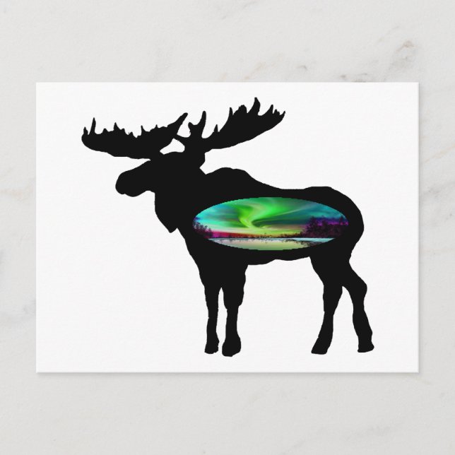 POSTAL BAJO LA AURORA (Anverso)