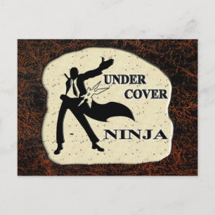 POSTAL BAJO LA CUBIERTA NINJA