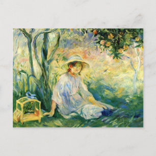 Postal Bajo la olla de Berthe Morisot