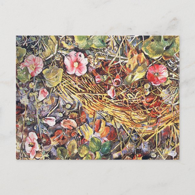 Postal Bajo mis pies (Anverso)