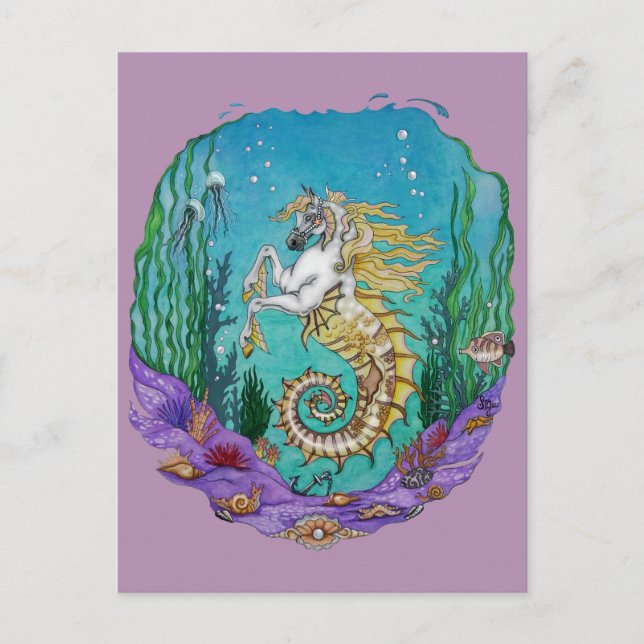 Postal Bajo WaterHorse (Anverso)