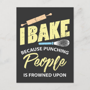 Postal Bake porque golpear a la gente está mal