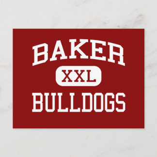 Postal Baker - Bulldoges - Escuela Media - Marion Ohio