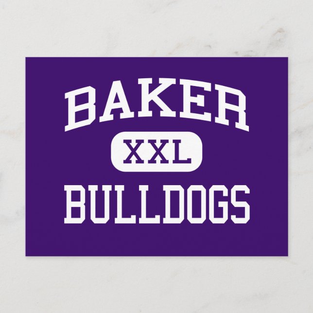 Postal Baker - Bulldoges - Senior - Baker City Oregon (Anverso)