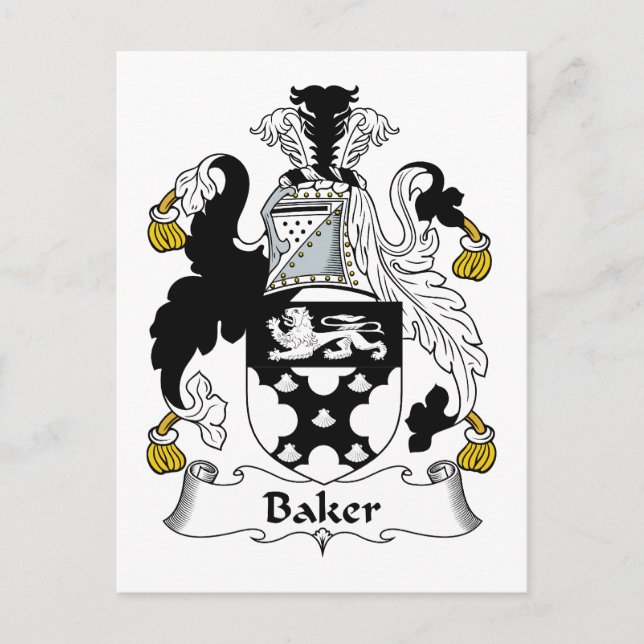 Postal Baker Family Crest (Anverso)