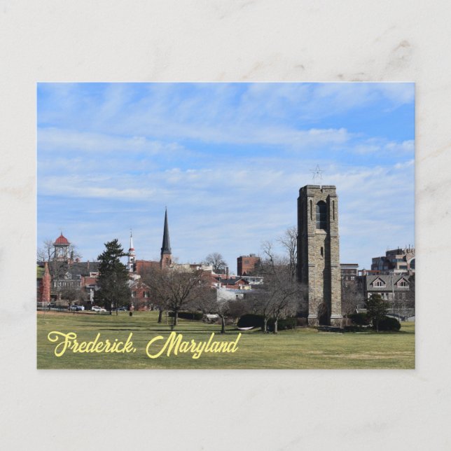 Postal Baker Park Frederick Maryland (Anverso)