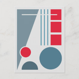 Postal Balance geométrico 1 Diseño abstracto
