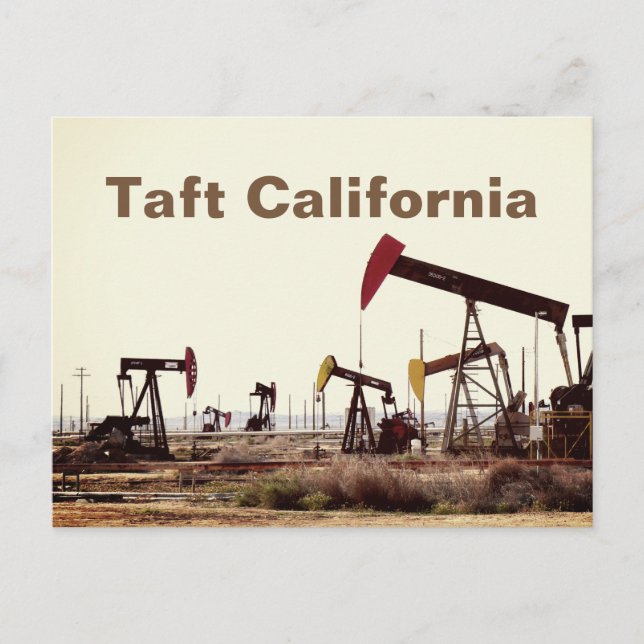Postal Balancines en Taft California (Anverso)