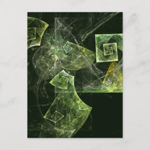 Postal Balanza torcida Abstract Art Postcard