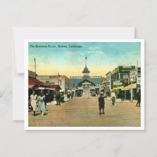 Postal Balboa, Newport Beach CA, años 1910