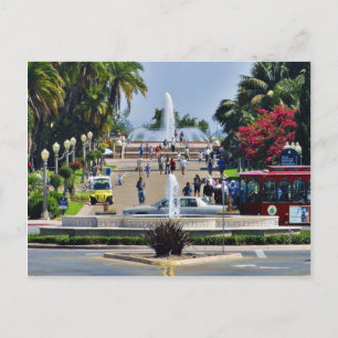 Postal Balboa Park fundó lámparas de Prado