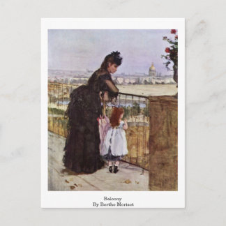 Postal Balcón De Berthe Morisot
