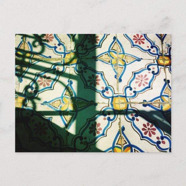 Postal Baldosas de cerámica de Túnez (Anverso)