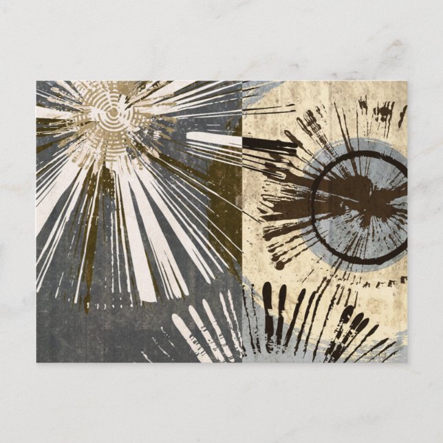 Postal Baldosas de explosión I (Anverso)