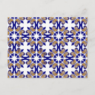 Postal Baldosas florales antiguas